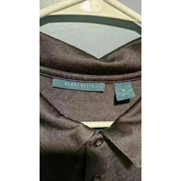 Perry Ellis Short Sleeve Polo Subtle Patten XL - Picture 2 of 4